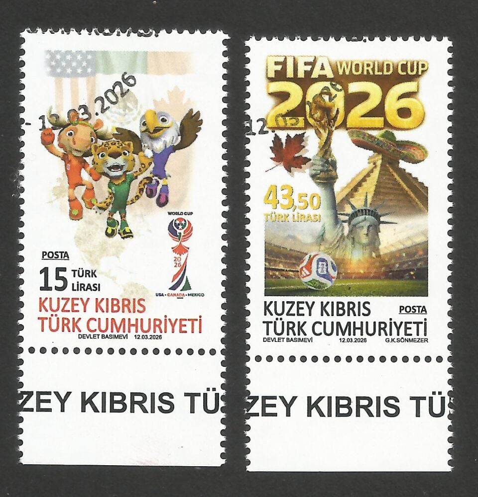 North Cyprus Stamps SG 2026 (a) World Cup Football - CTO USED (r372)