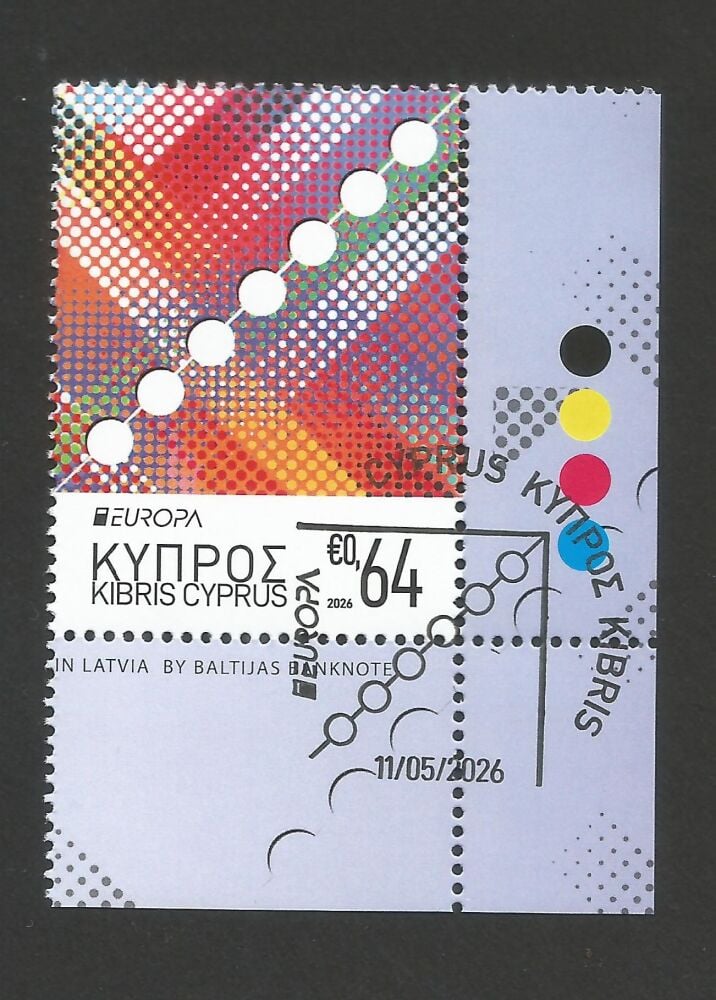 Cyprus Stamps SG 2026 (f) 70th Anniversary stamp Europa, United in common aims - CTO USED (r403)