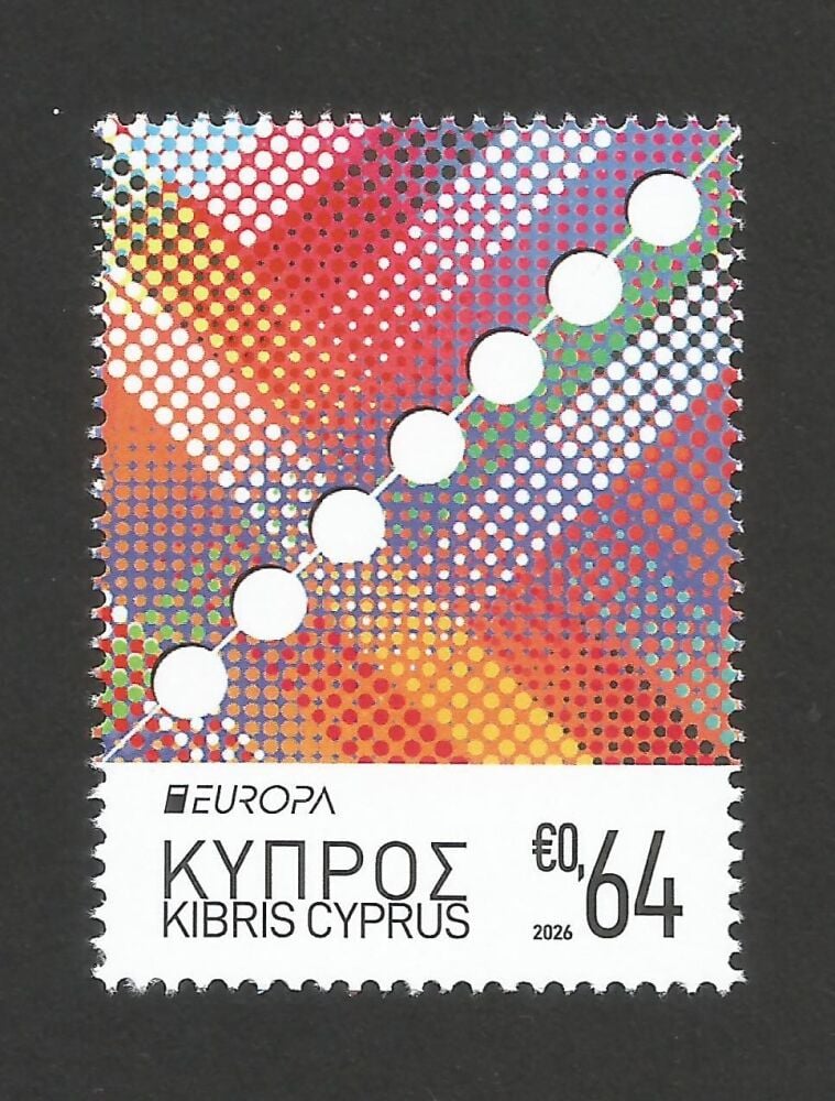 Cyprus Stamps SG 2026 (f) 70th Anniversary stamp Europa, United in common aims - MINT