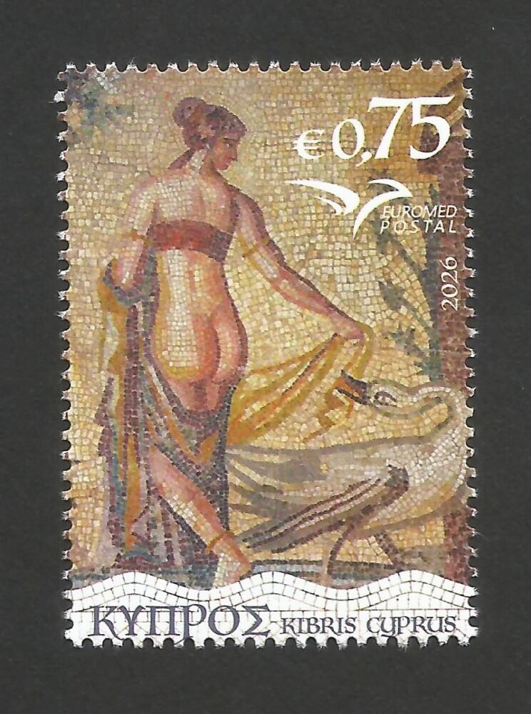 Cyprus Stamps Euromed 2026 (h) Mosaics of the Mediterranean - MINT