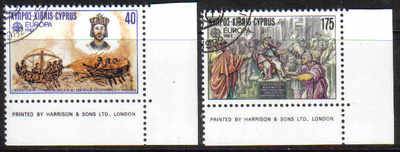 Cyprus Stamps SG 586-87 1982 Europa Historic events - USED (d278)