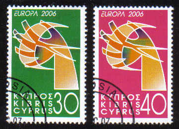 Cyprus Stamps SG 1110-11 2006 Europa - CTO USED (e193)