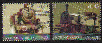 Cyprus Stamps SG 1222-23 2010 The Cyprus Railway - CTO USED (c818)