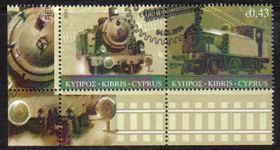 Cyprus Stamps SG 1222-23 2010 The Cyprus Railway version 1 - CTO USED (d159