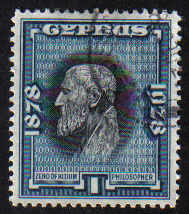Cyprus Stamps SG 124 1928 One Piastre - USED (e289)