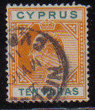 Cyprus Stamps SG 061 1906 Ten Paras - USED (d100)