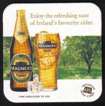 Ireland Beermats Magners cider - UNUSED (z182)