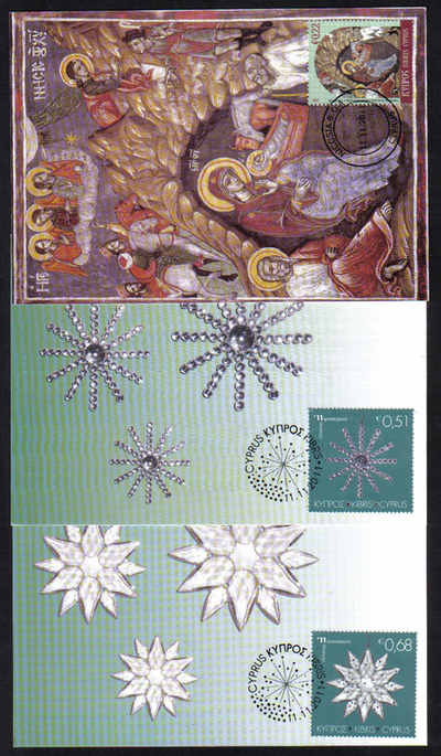 2011 Christmas Maxim cards