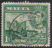 Malta Stamps SG 0219a 1943 1 Penny - USED (e869)