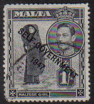 Malta Stamps SG 0243 1948 One Shilling - USED (e886)