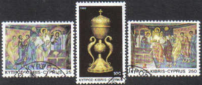 Cyprus Stamps SG 595-97 1982 Christmas - USED (e851)