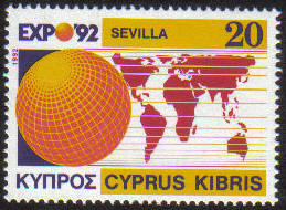 Cyprus Stamps SG 815 1992 Expo 92 Sevilla - MINT