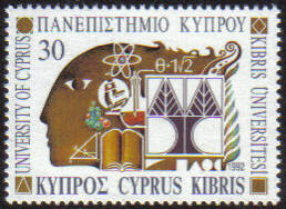 Cyprus Stamps SG 817 1992 30c University of Cyprus - MINT