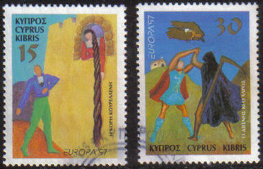 Cyprus Stamps SG 924-25 1997 Europa - USED (e934)