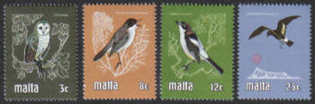 Malta Stamps SG 0655-58 1981 Birds - MINT