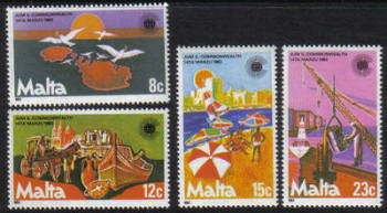 Malta Stamps SG 0708-11 1983 Commonwealth Day - MINT