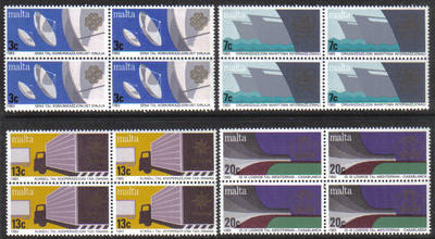 Malta Stamps SG 0714-17 1983 Anniversaries and Events - Block of 4 MINT