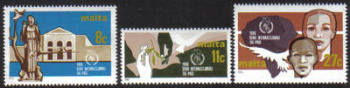 Malta Stamps SG 0776-78 1986 International Peace Year - MINT
