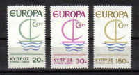 Cyprus Stamps SG 280-82 1966 Europa Ship - MINT