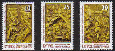 Cyprus Stamps SG 1009-11 2000 Christmas - MINT