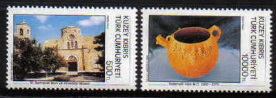 North Cyprus Stamps SG 351-52 1993 Tourism 3rd Series - MINT