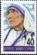 Cyprus Stamps SG 1035 2002 Mother Teresa - MINT