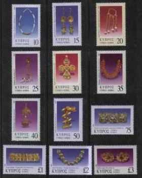 Cyprus Stamps SG 0984-95 2000 Definitives - MINT