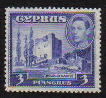 Cyprus Stamps SG 156a 1942 3 Piastre - MLH