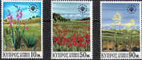 Cyprus Stamps SG 348-50 1970 Flowers - MINT