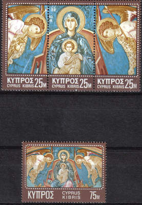 Cyprus Stamps SG 354-57 1970 Christmas - MINT