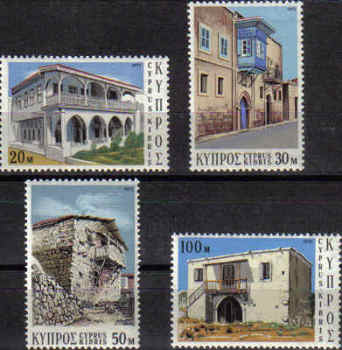 Cyprus Stamps SG 406-09 1973 Traditional Architecture - MINT