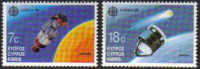 Cyprus Stamps SG 798-99 1991 Europa Space - MINT
