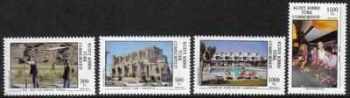 North Cyprus Stamps SG 330-33 1992 Tourism 2nd Series - MINT