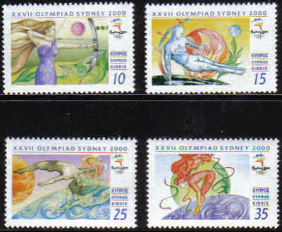 Cyprus Stamps SG 1005-08 2000 Sydney Olympic Games - MINT