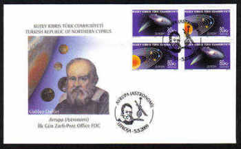 North Cyprus Stamps SG 689-90 2009 Europa Astronomy - Official FDC