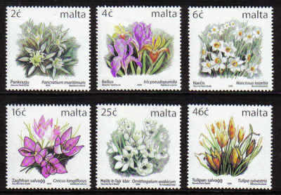 MALTA STAMPS SG 1135-48 1999 Maltese Flowers (Part I) - MINT