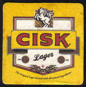 Malta Beermats Cisk Lager - Used (b473)
