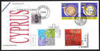 Cyprus Stamps SG 1182-83 2009 and all 12th March issues - Unofficial FDC (a597)