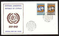 Cyprus Stamps SG 327-28 1969 International Labour Organisation - Official FDC (a620)