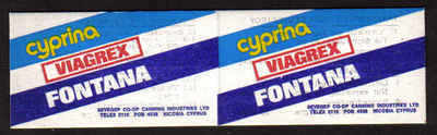 Cyprus Stamps Advertising booklet - Cyprina Viagrex Fontana MINT (a627)