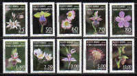 North Cyprus Stamps SG 0664-73 2008 Definitives Orchids and Wild Flowers - MINT