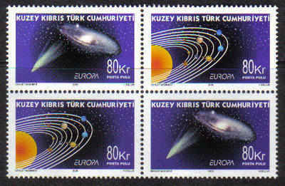 North Cyprus Stamps SG 689-90 2009 Europa Astronomy - MINT