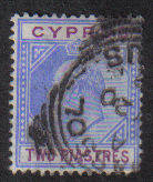 Cyprus Stamps SG 065 1904 Two Piastres - Used (b266)