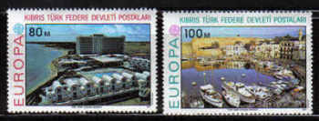 North Cyprus Stamps SG 049-50 1977 Europa - MINT