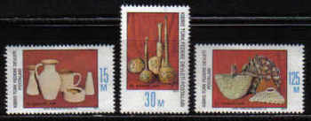 North Cyprus Stamps SG 051-53 1977 Handicrafts - MINT