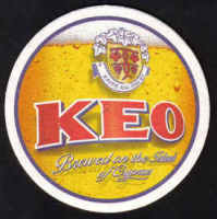 Cyprus Beermats Keo Brewery lager 2009 - UNUSED (z005a)