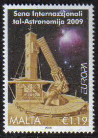 Malta Stamps SG 1621 2009 1.19c Europa Astronomy - MINT
