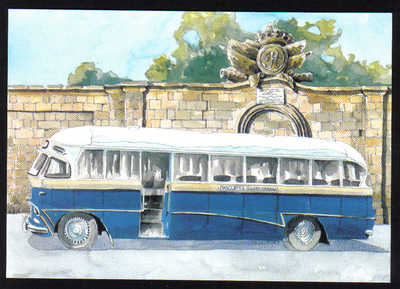 Malta Stamps Maximum Postcard 2011 No 22 Buses Transport - MINT
