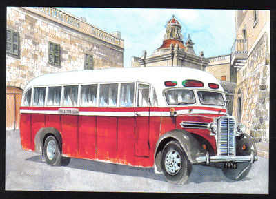 Malta Stamps Maximum Postcard 2011 No 29 Buses Transport - MINT