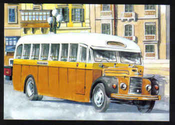 Malta Stamps Maximum Postcard 2011 No 34 Buses Transport - MINT